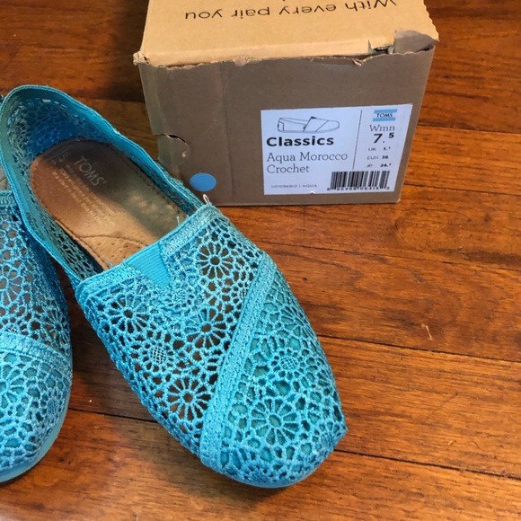 Toms Aqua Morocco Flats - Picture 2 of 4